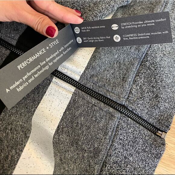 Calvin Klein Performance Cotton Metallic Striped Sweater Hoodie Size S - Picture 5 of 7